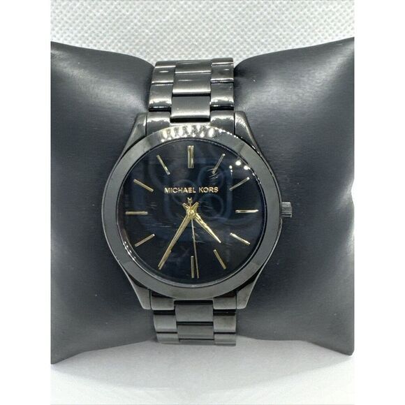 Michael Kors Slim Runway MK3221 Women's Stainless Steel Analog Dial Watch JNA638 - Picture 1 of 11